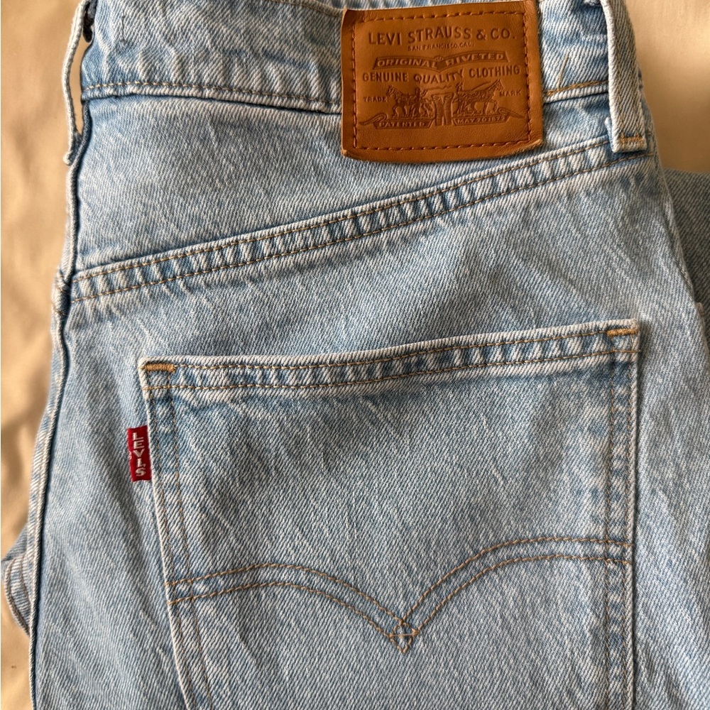 Levi's Light Blue Straight Leg Jeans